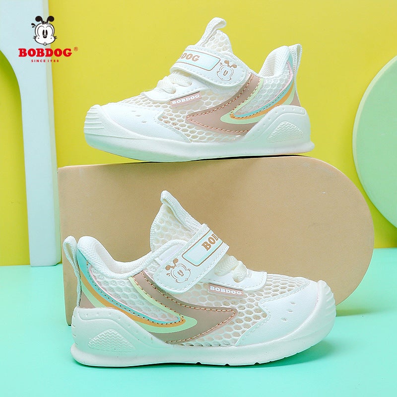 Babudou B222 Spring And Non-Slip Sports Shoes, Breathable, Casual And Versatile, Big Kidsren'S Sneakers, Kidsren'S Mesh Shoes - Image 4